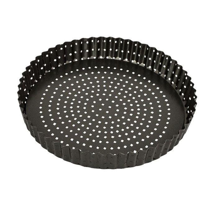 Bakemaster 25cm Non-Stick Perfect Crust Quiche Pan