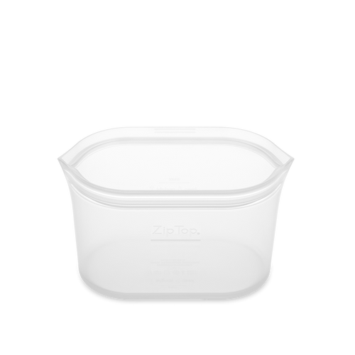 Zip Top 473ml Small Frost Colour Zip Top Reusable Container