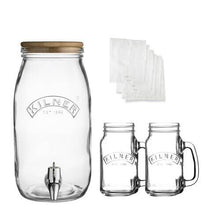 Load image into Gallery viewer, Kilner Glass Kombucha Set