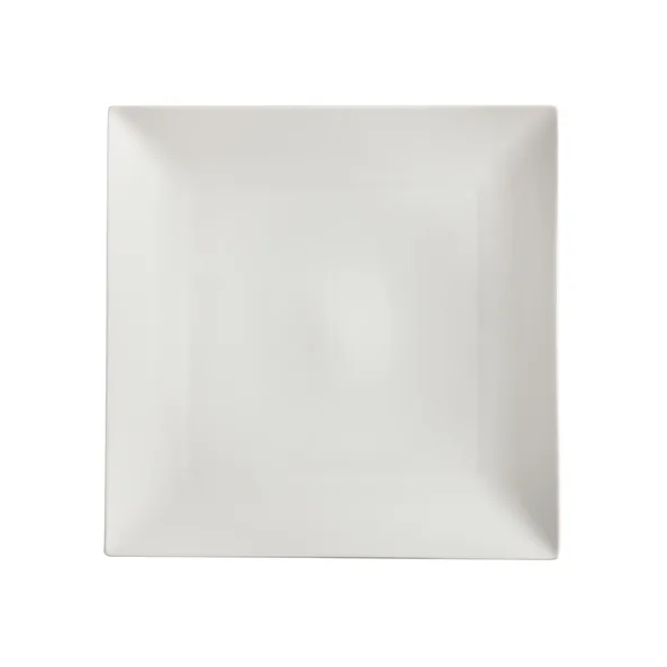 Maxwell Williams 30cm Porcelain White Basics Linear Square Platter