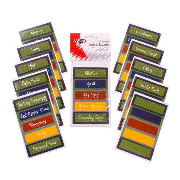 D-Line Pack Of 50 Spice Labels - Have To Have It NZ