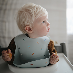 Mushie Retro Cars Silicone Bib - Have To Have It NZ