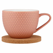Load image into Gallery viewer, Ladelle 350ml Abode Terracotta Textured Porcelain Mug &amp; Coaster - Have To Have It NZ