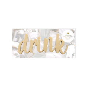 Wooden Champagne Gold Drink Magnet - Have To Have It NZ