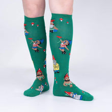 Load image into Gallery viewer, Hanging With My Gnomies -  Sock It To Me Women&#39;s Knee High Socks - Have To Have It NZ