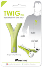 Load image into Gallery viewer, Twig Green Headphone Organiser