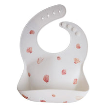 Load image into Gallery viewer, Mushie Light Shell Silicone Bib - Have To Have It NZ