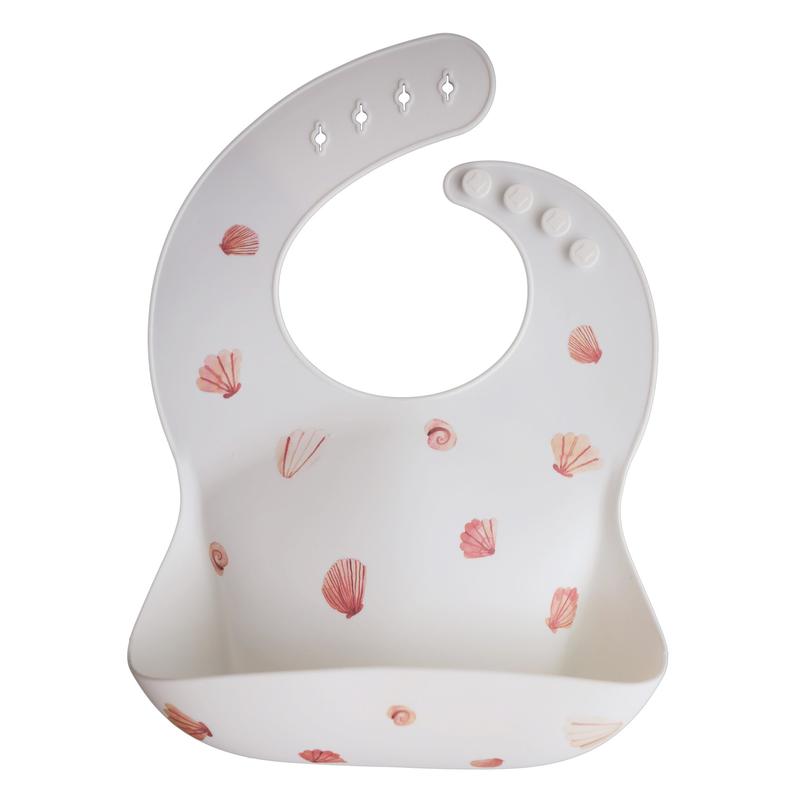 Mushie Light Shell Silicone Bib - Have To Have It NZ