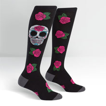 Load image into Gallery viewer, Sugar Skull Sock It To Me Women&#39;s Knee High Novelty Socks - Have To Have It NZ