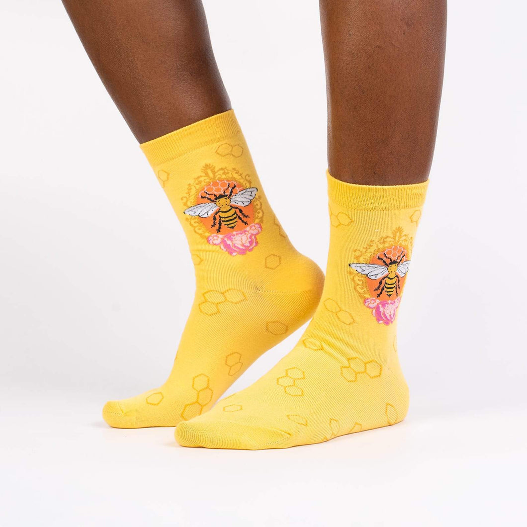 Queen Bee Sock It To Me Women's Crew Sock - Have To Have It NZ