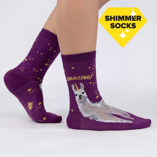 Llamazing! Sock It To Me Women's Crew Socks - Have To Have It NZ