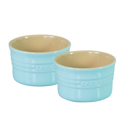 Chasseur La Cuisson 9.5cm Duck Egg Blue Ramekins Set Of 2 Have