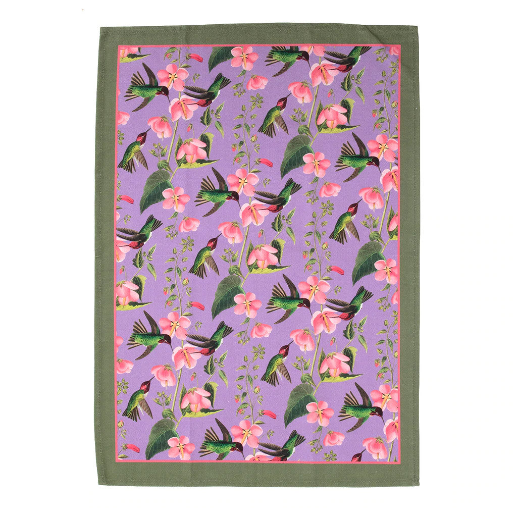 Modgy 100% Cotton John Audubon Hummingbird Tea Towel - Have To Have It NZ