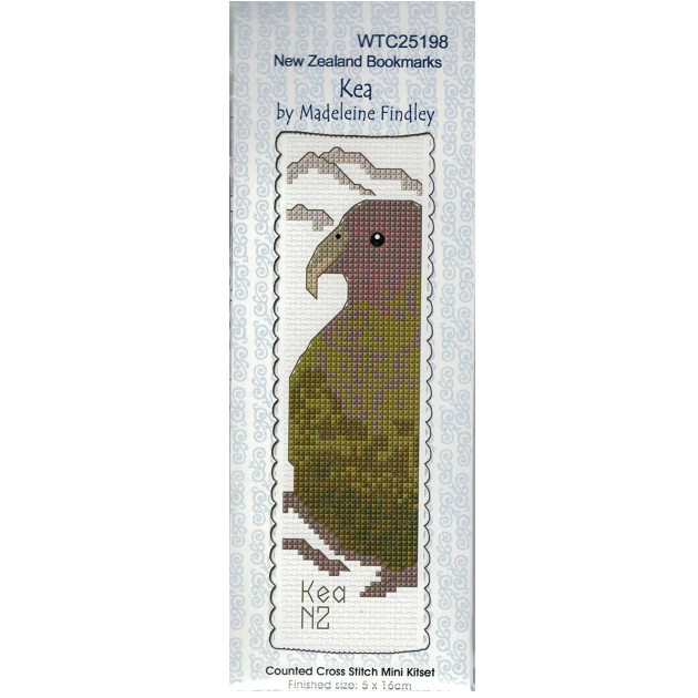 Madeleine Findley Kea Cross Stitch Bookmark Kit - Have To Have It NZ