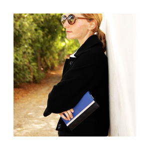 Stewart Stand Cobalt & Black RFID Leather Clutch Wallet - Have To Have It NZ