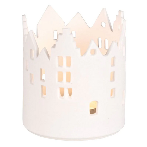 Rader Handcrafted Town Hall Porcelain Tealight Holder - Have To Have It NZ